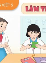 Làm thủ công - Tiếng Việt 5  -  Hoc10